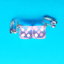 Load image into Gallery viewer, Rainbow Dice Earrings