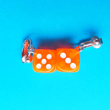 Load image into Gallery viewer, Rainbow Dice Earrings