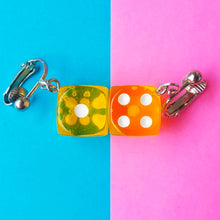 Load image into Gallery viewer, Rainbow Dice Earrings