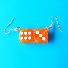 Load image into Gallery viewer, Rainbow Dice Earrings