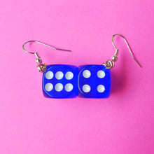 Load image into Gallery viewer, Rainbow Dice Earrings