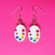 Load image into Gallery viewer, Paint Pallet Earrings
